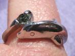 ri. Verzilverde ring DOLFIJN (17-19mm) *1*, Sieraden, Tassen en Uiterlijk, Ringen, Overige materialen, Verzenden, Nieuw, Dame of Heer