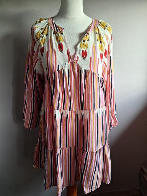 Nieuwe kleurrijke stretch boho tuniek print, maat L/XL, Kleding | Dames, Blouses en Tunieken, Nieuw, Maat 42/44 (L), Ophalen of Verzenden