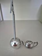 Metalen fotohouder & Aladin lamp - zilverkleurig, Ophalen of Verzenden, Zo goed als nieuw