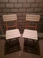 Houten bistrostoeltjes 2 of 3 stuks, Ophalen, Gebruikt, Hout