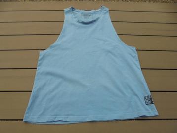 Blauw mouwloos shirt beschikbaar voor biedingen