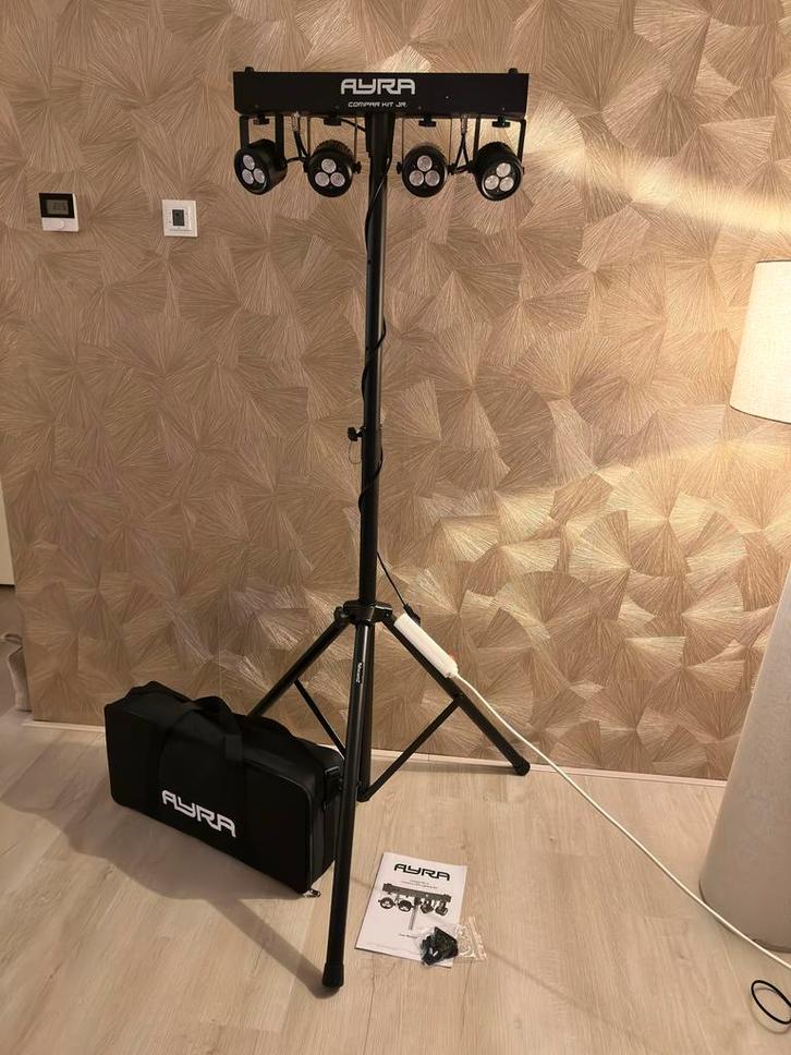 Ayra Compar Kit JR met Statief - Compleet!, Muziek en Instrumenten, Licht en Laser, Zo goed als nieuw, Licht, Geluidgestuurd, Ophalen