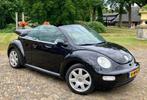 Volkswagen Beetle (Kever) 1.6 Cabriolet 75KW 2004 Zwart, Auto's, Volkswagen, Stof, 74 €/maand, 4 cilinders, Cabriolet