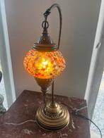 Nieuwe oosterse lamp, 50 tot 75 cm, Ophalen of Verzenden, Zo goed als nieuw, Glas