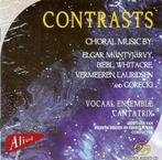 CONTRASTS Choral music by ELGAR BIEBL MÄNTYJÄRVY SACD, Ophalen of Verzenden, Zo goed als nieuw
