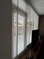Witte Houten Jaloezie 116,5 x 120, Ophalen, 100 tot 150 cm, Zo goed als nieuw, Wit