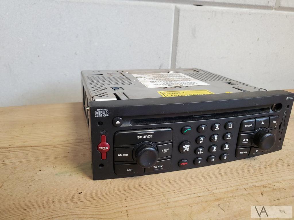 Peugeot 807 Citroen C8 radio met navigatie 14005552xt €100, Ophalen of Verzenden, Gebruikt, Peugeot