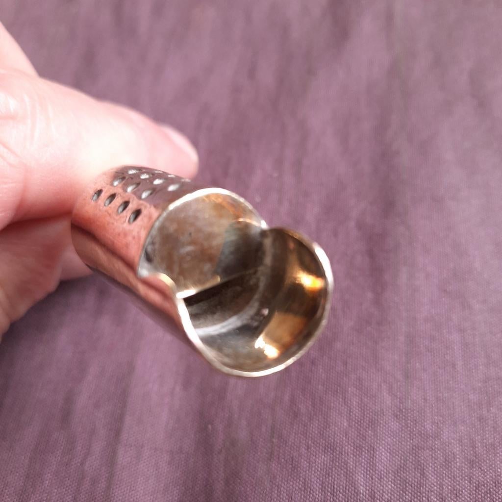 Verzilverde Strooilepel voor Poedersuiker, Verzenden, Zilver