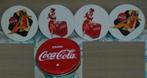 Coca Cola blik met 2x2 onderzetters met nostalgische afbeeld, Verzenden, Nieuw, Gebruiksvoorwerp