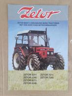 Zetor 5211 5245 6211 6245 7211 7245 tractor trekker, Boeken, Catalogussen en Folders, Gelezen, Ophalen of Verzenden