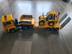 Bruder MAN TGA dieplader inclusief JCB 4CX graaflaadmachine, Ophalen, Gebruikt