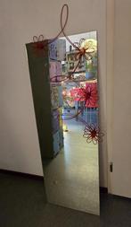 Ikea Vänna Vanna spiegel bloemen flowers rechthoek, Ophalen, Minder dan 50 cm, 100 tot 150 cm, Zo goed als nieuw