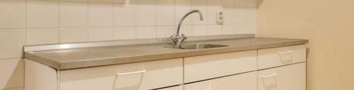 keukenblok, Huis en Inrichting, Keuken | Complete keukens, Gebruikt, Enkelwandige keuken, Wit, Staal of Rvs, Ophalen