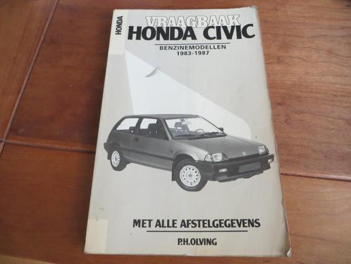 Vraagbaak Honda Civic, Civic 1.5 GTi, Civic CRX 1.5i 1983-87, Auto diversen, Handleidingen en Instructieboekjes, Verzenden