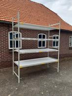 Overtoom stelling Combi-clip/grootvakstelling/manutan, Doe-het-zelf en Verbouw, Metalen, Ophalen, Gebruikt, IJzer