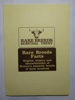 Rare Breeds survival trust. Rare Breeds Facts. Origins, hist, Boeken, Dieren en Huisdieren, Ophalen of Verzenden, Zo goed als nieuw