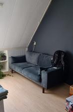 Groene velvet bank, Huis en Inrichting, Banken | Bankstellen, Ophalen, 75 tot 100 cm