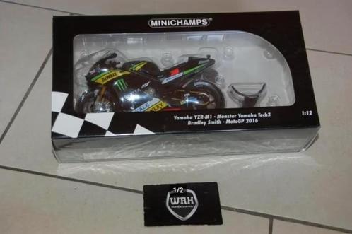 SALE !! 1:12 YAMAHA YZR M1 SMITH 2016 Minichamps in box WRH, Hobby en Vrije tijd, Modelauto's | 1:5 tot 1:12, Zo goed als nieuw