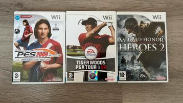 Wii games: PES, Tiger Woods, Medal of Honor beschikbaar voor biedingen