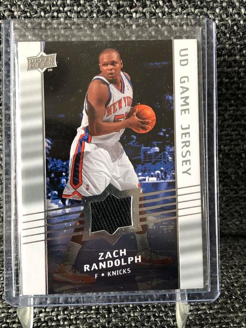 Zach Randolph Upper Deck NBA basketball card NY Knicks, Hobby en Vrije tijd, Stickers en Plaatjes, Zo goed als nieuw, Plaatje