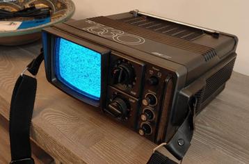 Audio Sonic TC1630 draagbare zwart wit Z/W TV goed werkend beschikbaar voor biedingen
