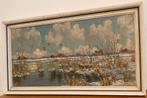 Vintage olieverfschilderij van Svend Jensen, Ophalen