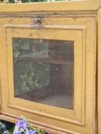 Oude, originele Franse metalen vliegenkast (brocante), Huis en Inrichting, Ophalen of Verzenden, Gebruikt