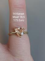 14K gouden ring, Sieraden, Tassen en Uiterlijk, Ringen, Goud, Goud, Ophalen of Verzenden, Dame