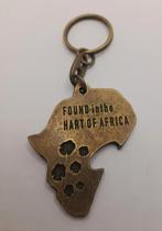 Mooie zware oude Black Rhino Afrika sleutelhanger, Verzamelen, Sleutelhangers, Ophalen of Verzenden, Zo goed als nieuw