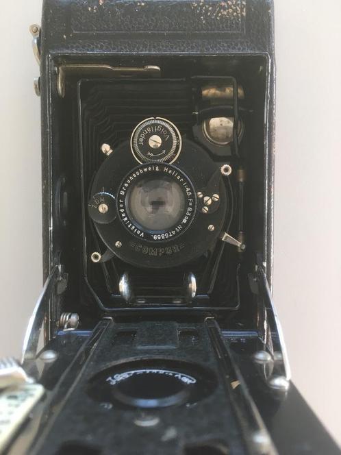 Voigtlander 5x8cm rolfilm camera met Heliar voor 129 rolfilm, Verzamelen, Fotografica en Filmapparatuur, Fototoestel, Voor 1940