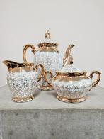 Vintage Theeservies met Gouden Details, Ophalen of Verzenden