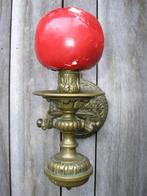 ANTIEK SET BRONZEN KANDELAARS  WANDKANDELAARS, Ophalen, Koper of Brons