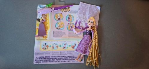 Rapunzel pop met haardraaier om krullen te maken, Kinderen en Baby's, Speelgoed | Poppen, Zo goed als nieuw, Overige typen, Ophalen of Verzenden