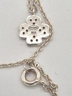 Ste Bee Zilveren Ketting Klaver, Met hanger, Verzenden, Zo goed als nieuw, Zilver