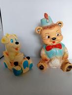 Piep beestjes / poppetje rubber 2 stuks, Ophalen of Verzenden, Zo goed als nieuw