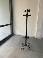 Kapstok vintage jaren 80 zwart metaal, ., 2de hands, Minder dan 100 cm, Metaal