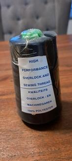 Zwarte Overlock Machinegaren - Nieuw!, Ophalen of Verzenden, Nieuw, Garen of Naald(en)