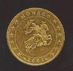50 eurocent Monaco 2001 - Fraai exemplaar, Postzegels en Munten, Munten | Europa | Euromunten, Ophalen of Verzenden, 50 cent, Monaco