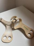 Turnleertjes Reisport maat 3 met gesp, Gebruikt, Wit, Overige typen, Kindermaat 122 t/m 140