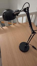 Zwarte bureaulamp in goede staat, 50 tot 75 cm, Ophalen of Verzenden, Zo goed als nieuw, Metaal