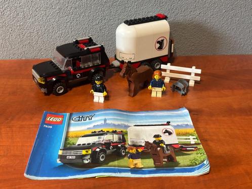 Lego 7635 - City - 4WD with Horse Trailer, Kinderen en Baby's, Speelgoed | Duplo en Lego, Gebruikt, Lego, Complete set, Ophalen of Verzenden