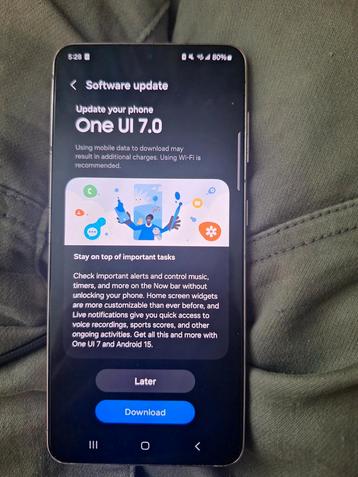Samsung S21 Paars met goud. 128gb opslag, 8gb ram beschikbaar voor biedingen