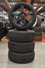 17" Mercedes C-Klasse Velgen 5x112 + Winterbanden + TPMS, Gebruikt, Banden en Velgen, 17 inch, Personenwagen