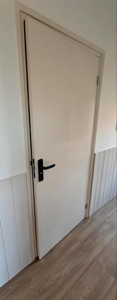 Diverse binnendeuren, Doe-het-zelf en Verbouw, Deuren en Horren, Gebruikt, Binnendeur, 200 tot 215 cm, 80 tot 100 cm, Hout, Ophalen