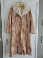 Een vintage wasbare lammy mantel/coat, heerlijk warm maat 38, Ophalen of Verzenden, Zo goed als nieuw, Maat 38/40 (M), Bruin