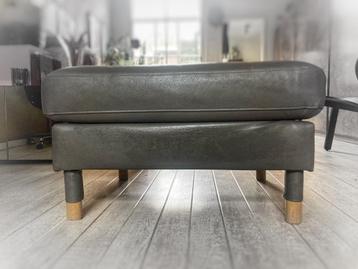 Zgan leren voetenbank Ikea Landskrona - afbeelding 5