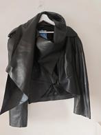 H&M x Mugler. Leren jas. Met kaartje er nog aan, Kleding | Dames, Jassen | Zomer, Ophalen of Verzenden, Nieuw, Zwart