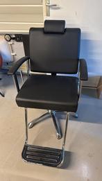 epileerstoel knipstoel kappersstoel kapper zwart pmp rugleun, Zwart, Metaal, Nieuw, Vijf, Zes of meer stoelen