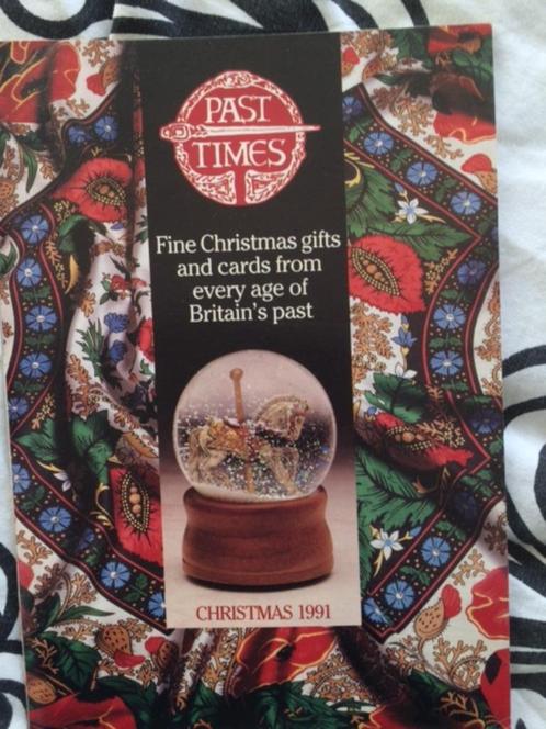 Catalogus Past Times Christmas 1991, Boeken, Catalogussen en Folders, Zo goed als nieuw, Catalogus, Ophalen of Verzenden