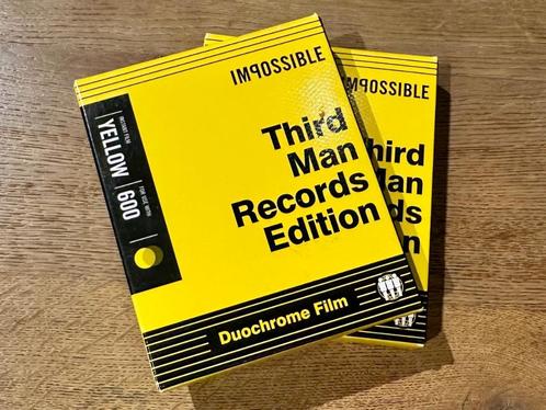 2 x Polaroid 600 film Third Man records edition impossible, Audio, Tv en Foto, Fotografie | Fotopapier, Nieuw, Verzenden